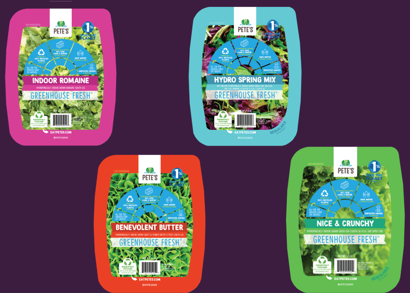 Pete’s introduces Greenhouse Fresh salads with a sustainability focus